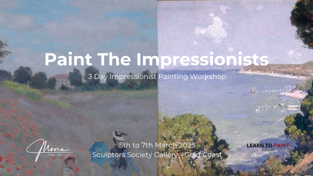 Impressionists Gold Coast 3 Day Paint The Impressionists Workshop March 2025 - Learn ...